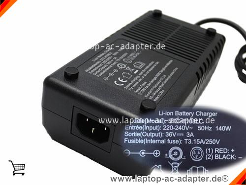Große Bilder 4 von Original ST STC-8108LC ac adapter, 36V 3A STC-8108LC Notebook Netzteile ST36V3A108W-Round1Pin7-220-240V