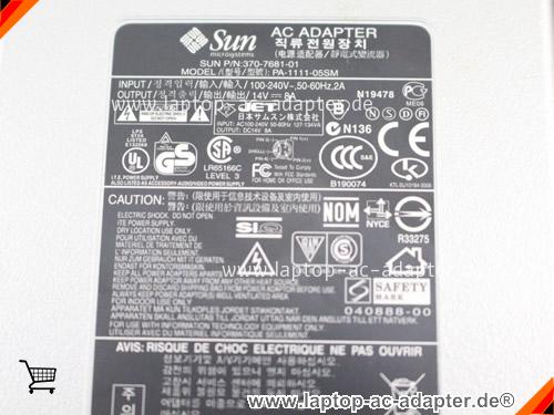 Bild 4 Von Original Sun 370-7681-01 Ac Adapter Pa-1111-05sm Power Supply 14v 8a Auf Laptop-ac-adapter.de 