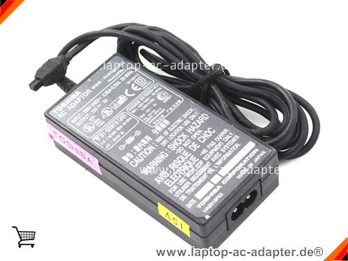 Große Bilder 2 von Original TOSHIBA  15V 3A Laptop AC Adapter, Notebook Netzteile TOSHIBA15V3A45W-2holes