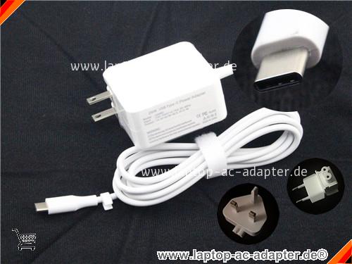Große Bilder 1 von APPLE A1534 ac adapter, 14.5V 2A A1534 Notebook Netzteile UN14.5V2A29W-Type-C-Wall-A290C-W