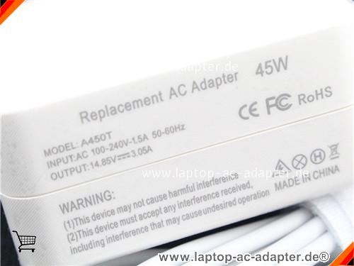 Bild 2 Von Universal A450t Ac Adapter Replace Für Apple A1436 A1465 A1466 Auf Laptop-ac-adapter.de 