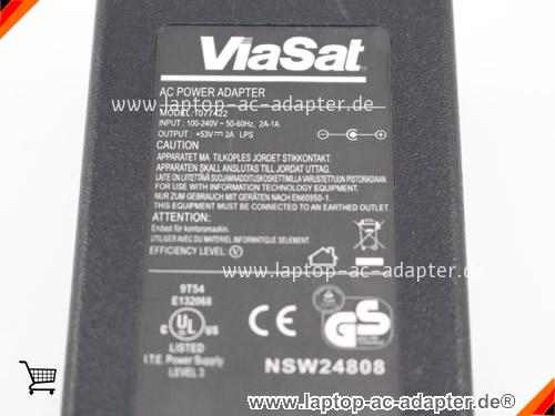 Große Bilder 3 von Original VIASAT 1077422 ac adapter, 53V 2A 1077422 Notebook Netzteile VIASAT53V2A106W-5.5x2.1mm
