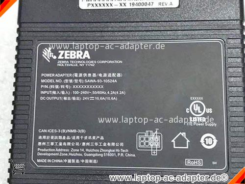 Bild 2 Von Original Zebra Sawa-93-10524a Power Adapter 24v 10.6a 254w Molex 8  Pins Auf Laptop-ac-adapter.de 
